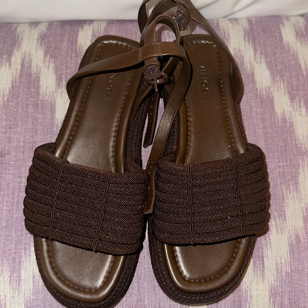 Vince chocolate brown sandals